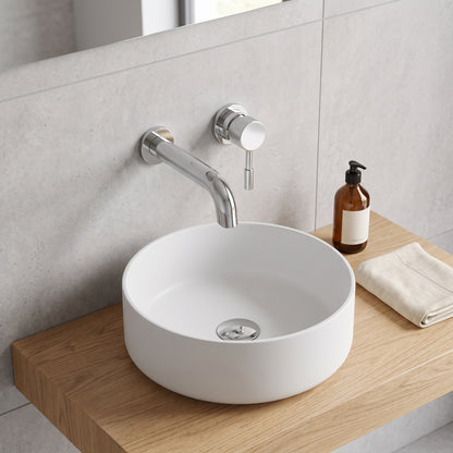 Fairford Element 5 Wall Mounted Basin Mixer, 2 Hole