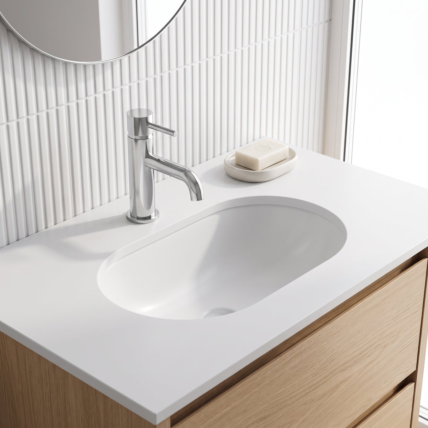 Fairford Element 7 Chrome Basin Mixer