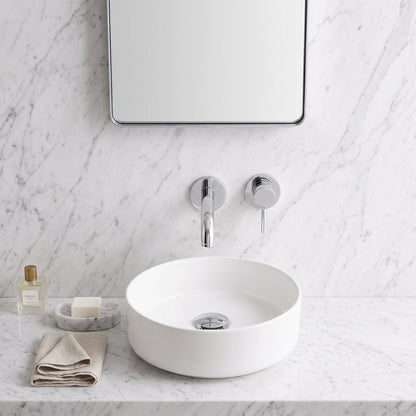 Fairford Element 7 Chrome Short Spout for Wall Mounted Basin Mixer