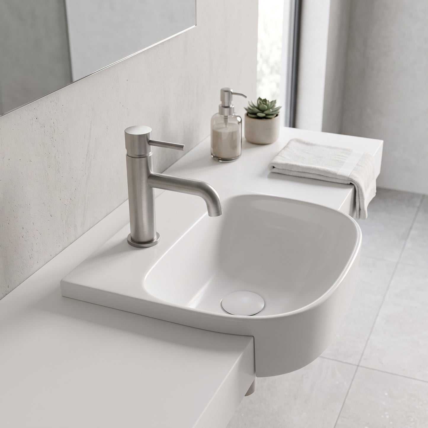 Fairford Element 7 Gunmetal Basin Mixer