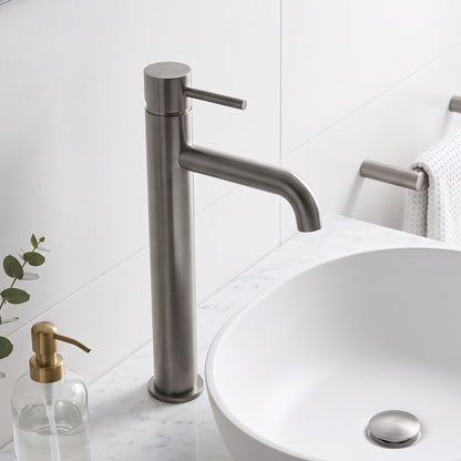 Fairford Element 7 Gunmetal High Rise Basin Mixer