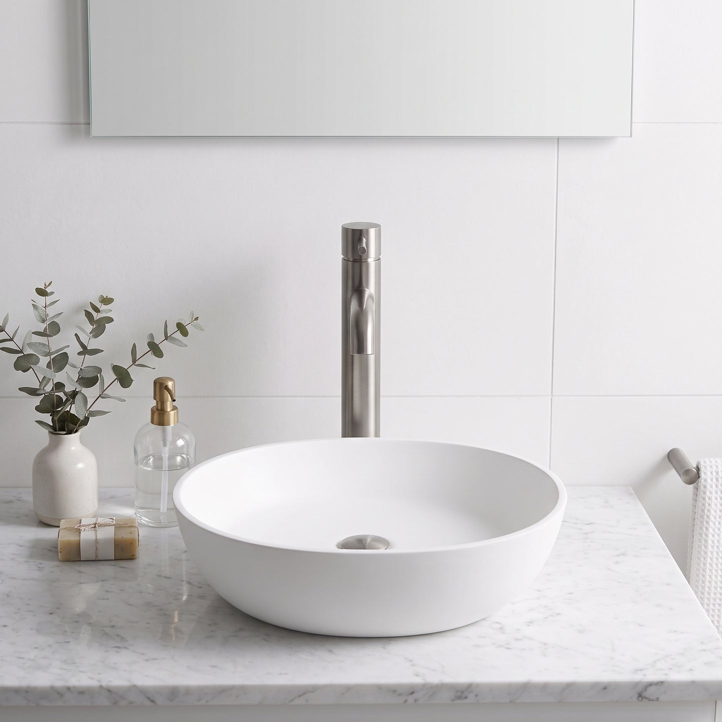 Fairford Element 7 Gunmetal High Rise Basin Mixer