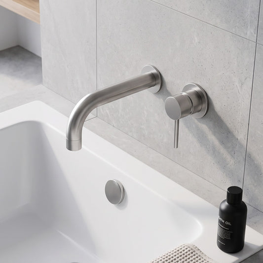 Fairford Element 7 Gunmetal Wall Mounted Basin / Bath Filler