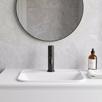 Fairford Element 7 Matt Black Basin Mixer