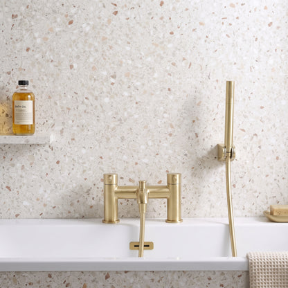 Fairford Element Brushed Brass Bath Shower Mixer