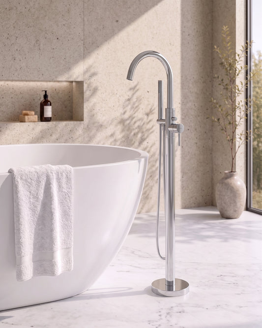 Fairford Element Freestanding Bath Shower Mixer