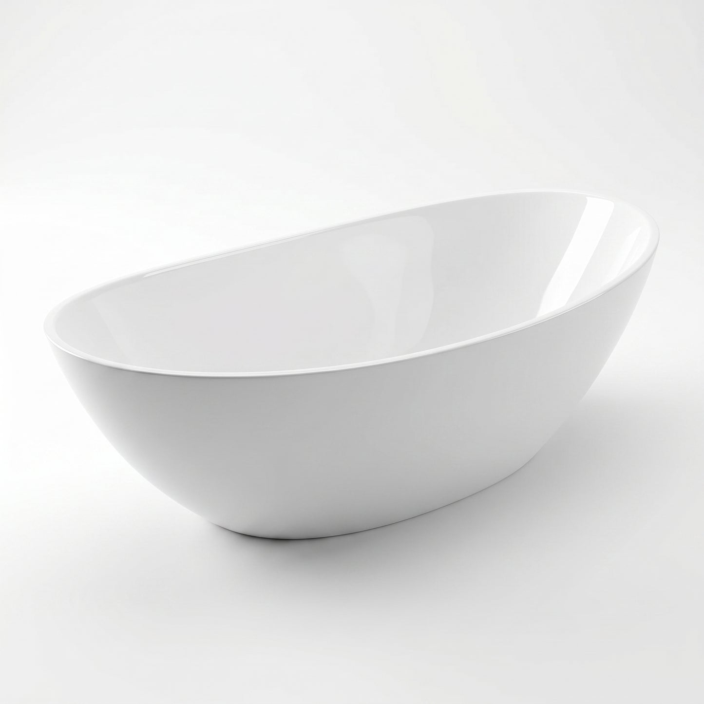 Fairford Esseta 1510 x 760 x 555mm Polished Solid Surface Freestanding Bath