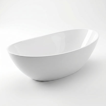 Fairford Esseta 1510 x 760 x 555mm Polished Solid Surface Freestanding Bath