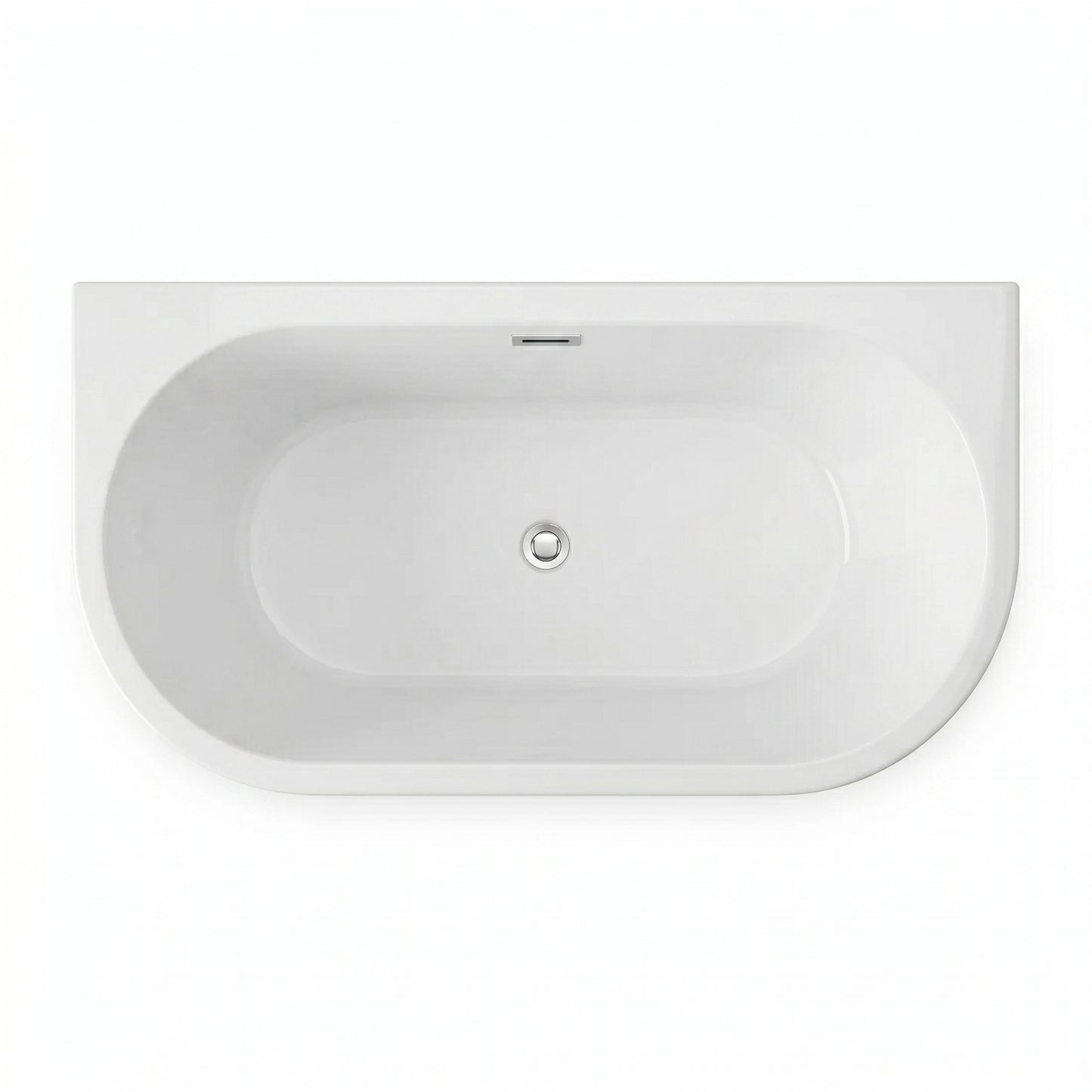 Fairford Farrara Back To Wall 1500 x 740 x 600mm Freestanding Bath