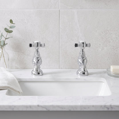 Fairford Harrow Basin Pillar Taps