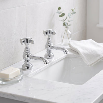 Fairford Harrow Basin Pillar Taps