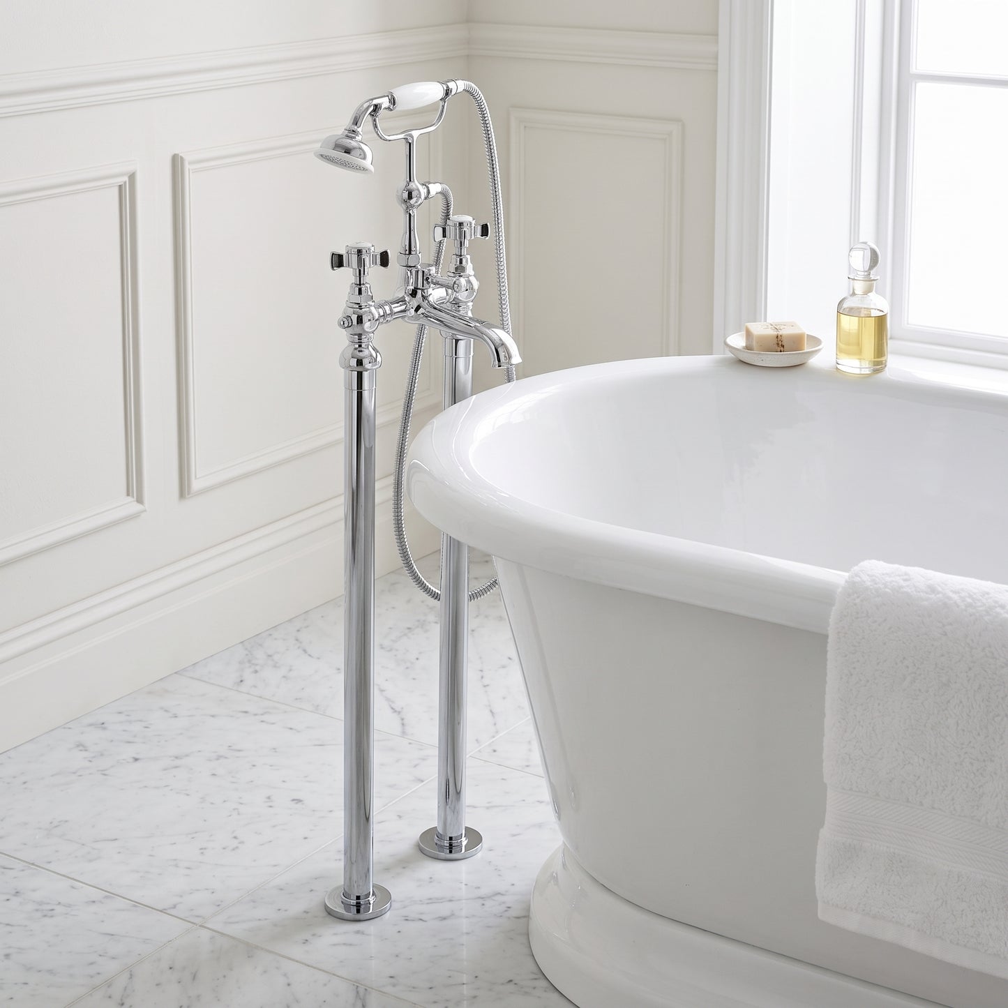 Fairford Harrow Freestanding Bath Shower Mixer