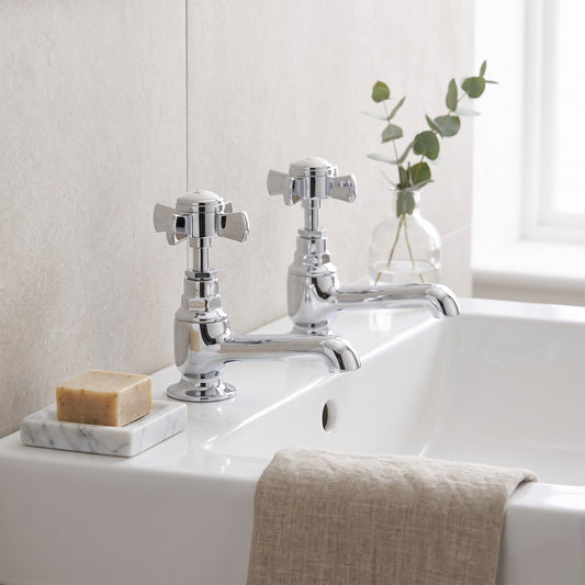 Fairford Henley Basin Pillar Taps