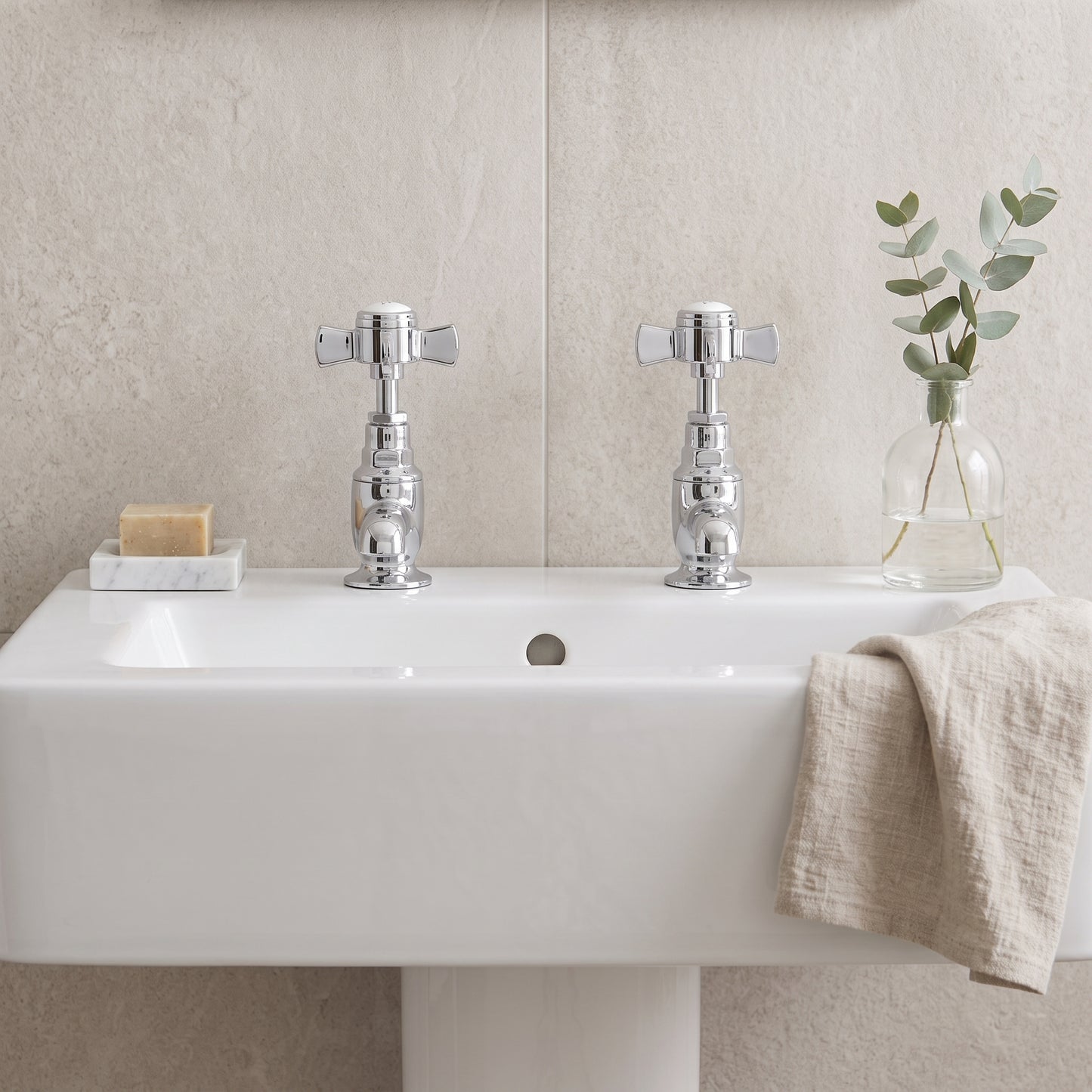 Fairford Henley Basin Pillar Taps
