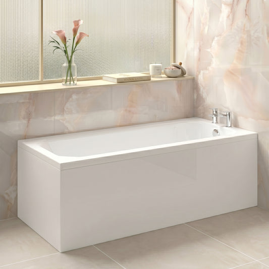 Fairford Hexam Single Ended Traditional Straight Bath-1700 x 750mm