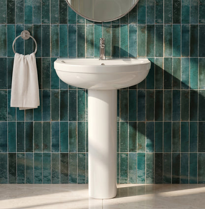 Fairford Hora 550mm 1TH Basin and Pedestal