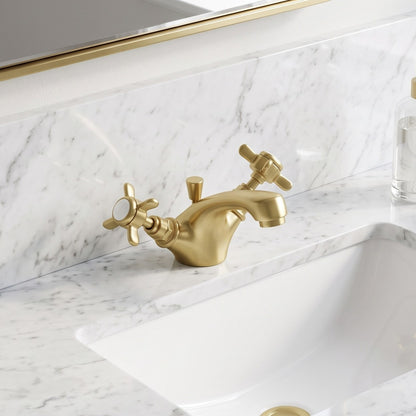 Fairford Kensington Brushed Brass 1 Hole Basin Mixer
