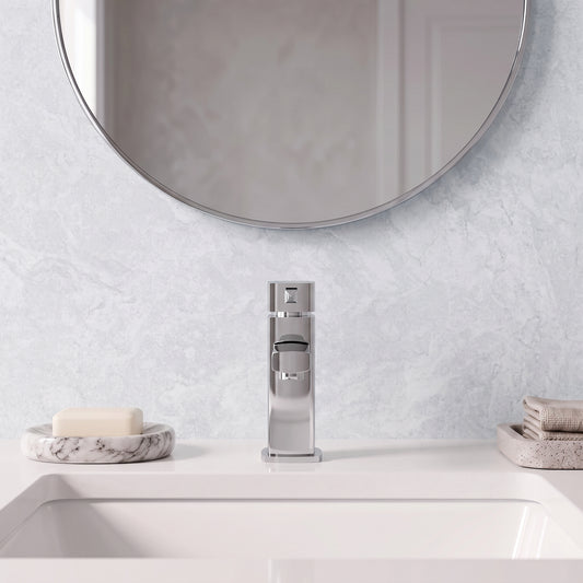 Fairford Kingswood Basin Mixer with Push Button Waste