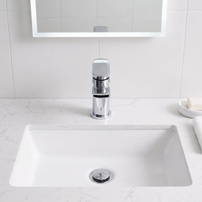 Fairford Knighton Basin Mixer with Push Button Waste