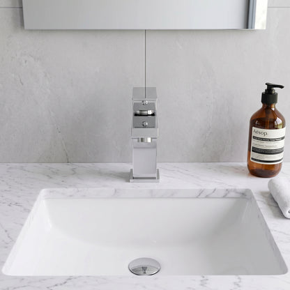 Fairford Liva Basin Mixer with Push Button Waste