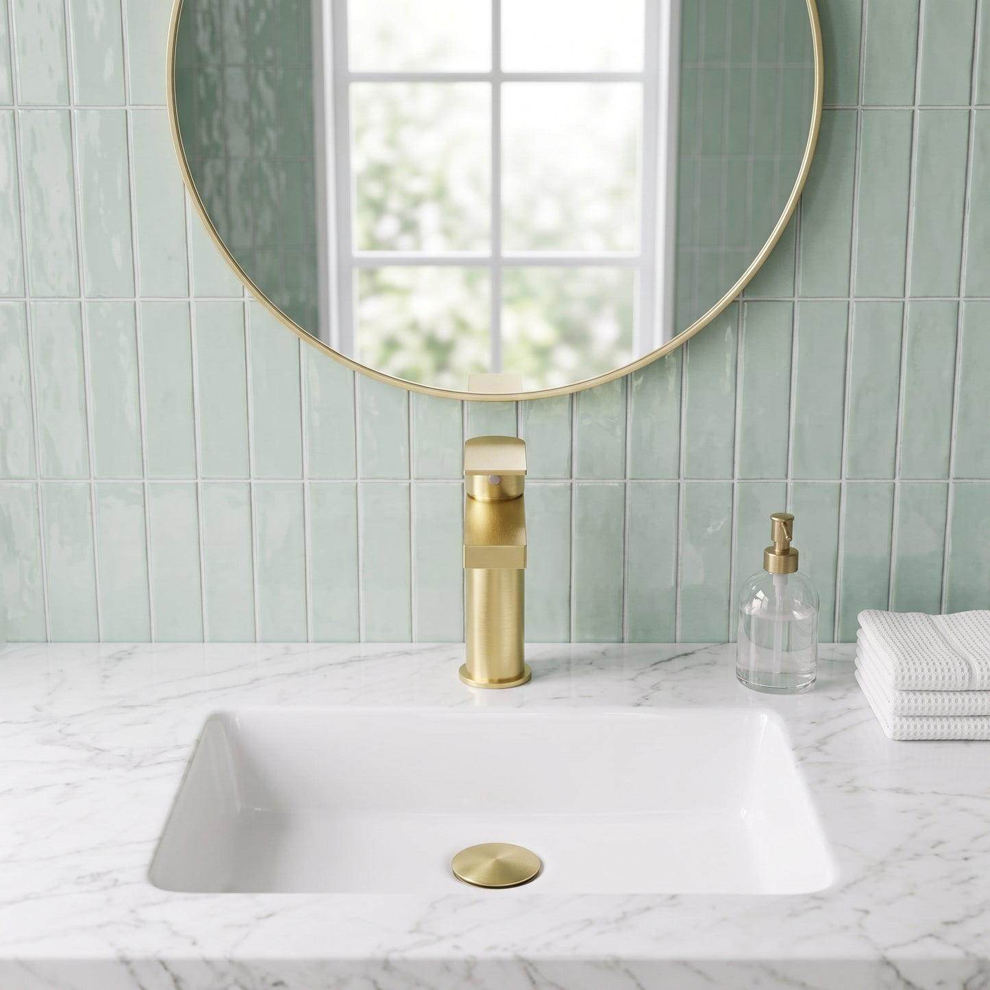 Fairford Loft Brushed Brass Basin Mixer