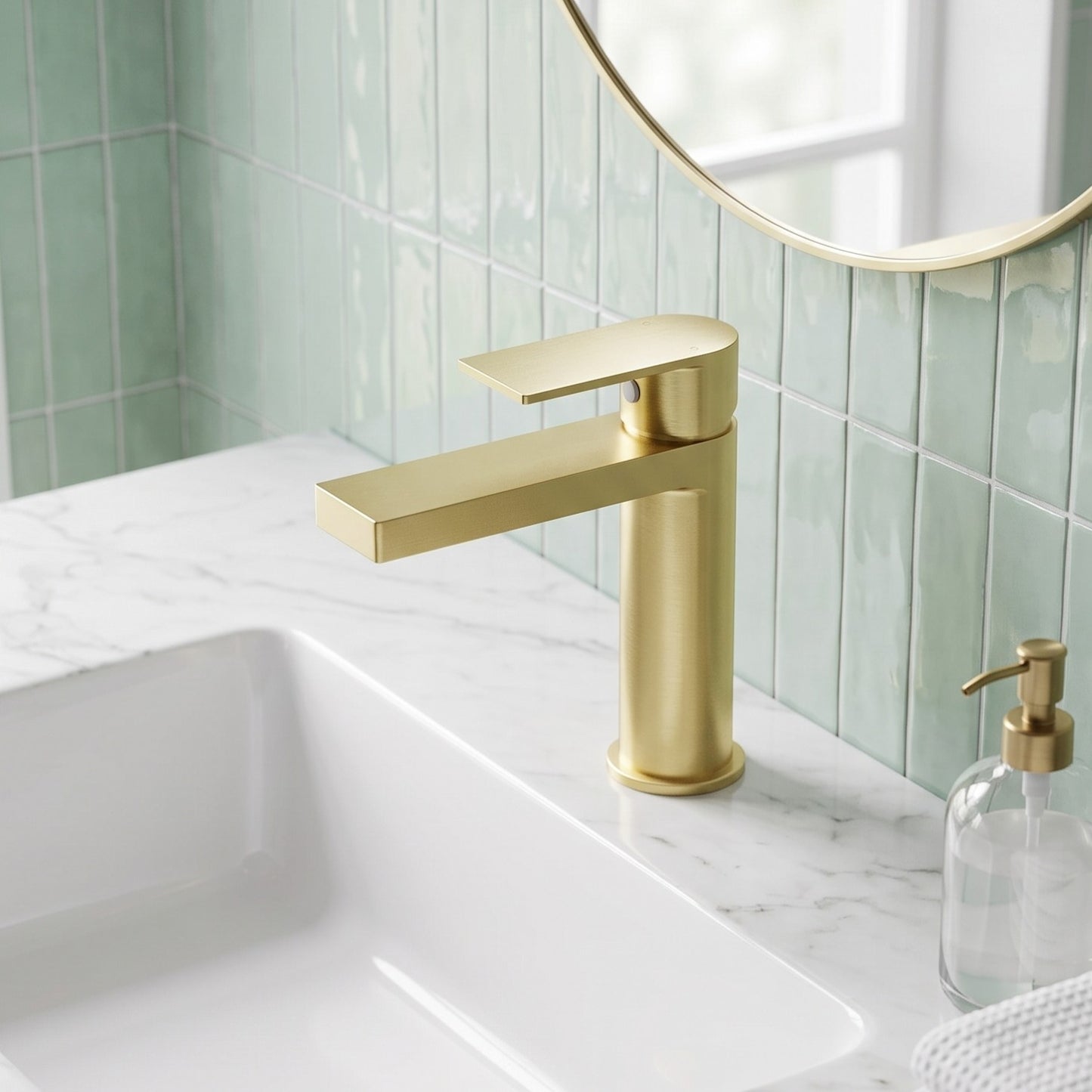 Fairford Loft Brushed Brass Basin Mixer