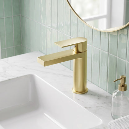 Fairford Loft Brushed Brass Basin Mixer