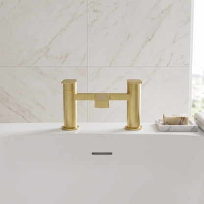 Fairford Loft Brushed Brass Bath Filler