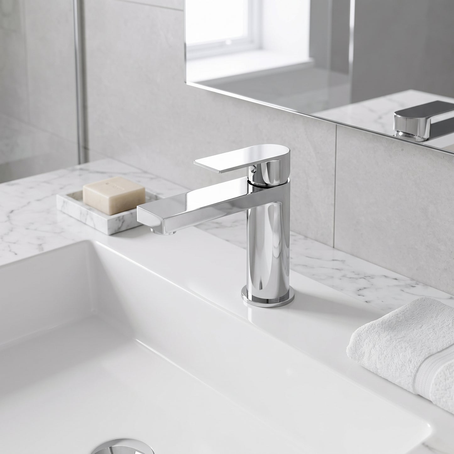 Fairford Loft Chrome Basin Mixer