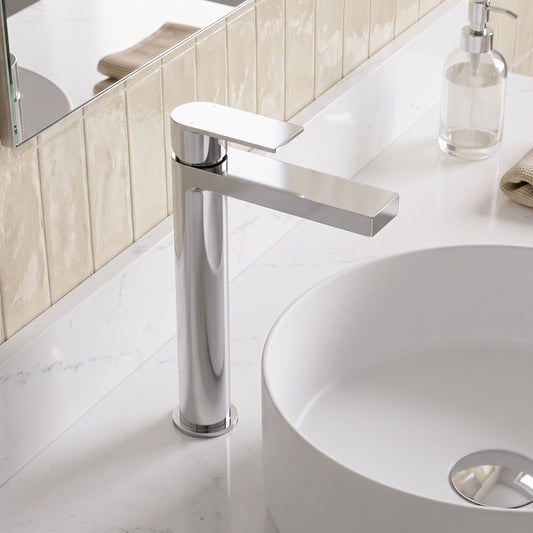 Fairford Loft Chrome High Rise Basin Mixer