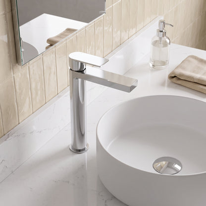 Fairford Loft Chrome High Rise Basin Mixer