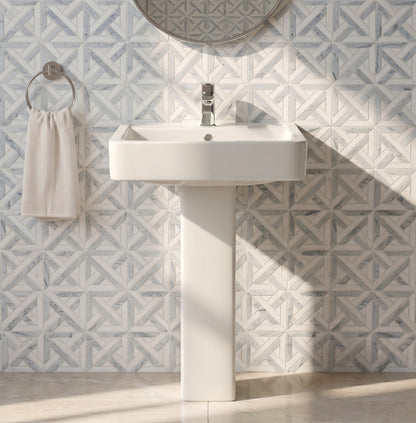 Fairford Loren Pro 600mm 1TH Basin and Full Pedestal