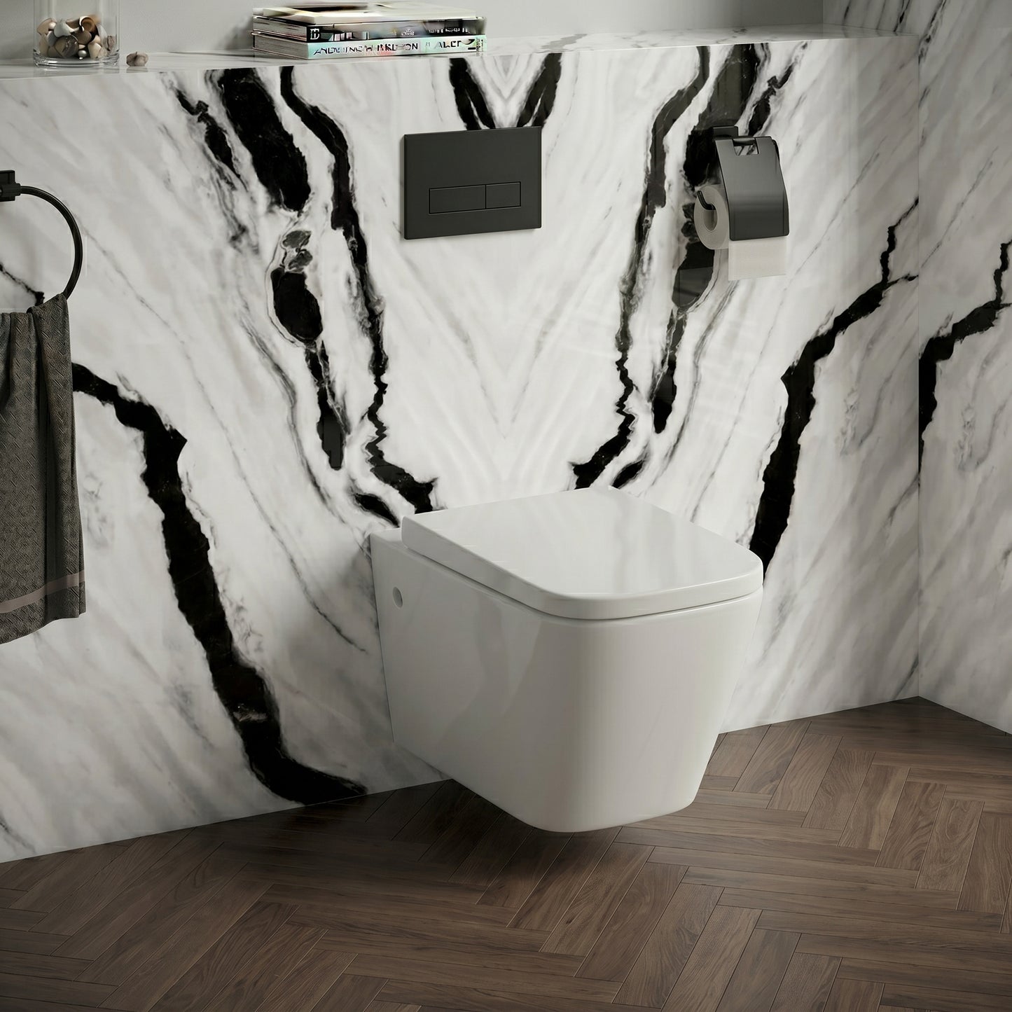 Fairford Loren Pro Wall Hung Toilet with Seat
