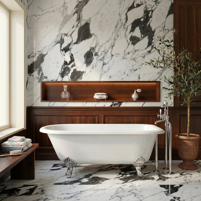 Fairford Middleham 1700mm Freestanding Baths - Various Feet Options-Corbel Feet
