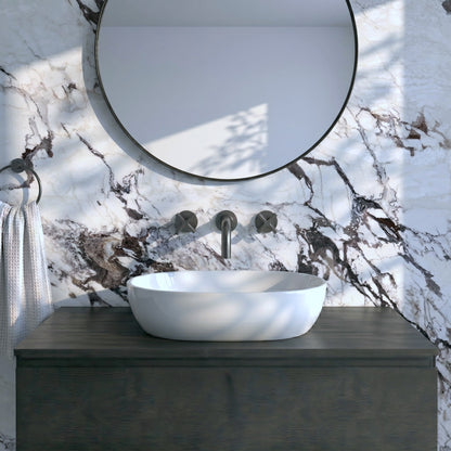 Fairford Neo 560mm Counter Top Basin - Matt White