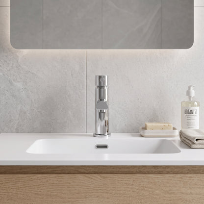 Fairford Nuro Basin Mixer with Push Button Waste