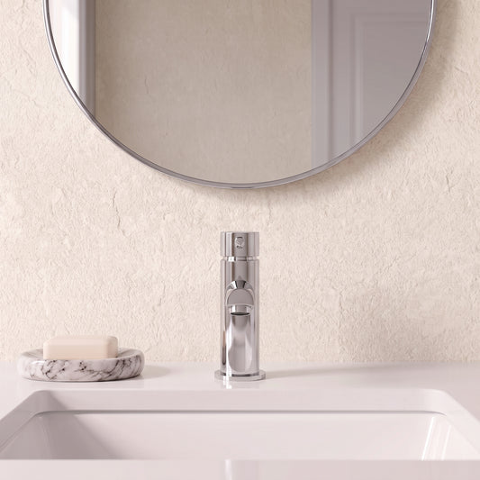 Fairford Nuro Mini Basin Mixer with Push Button Waste