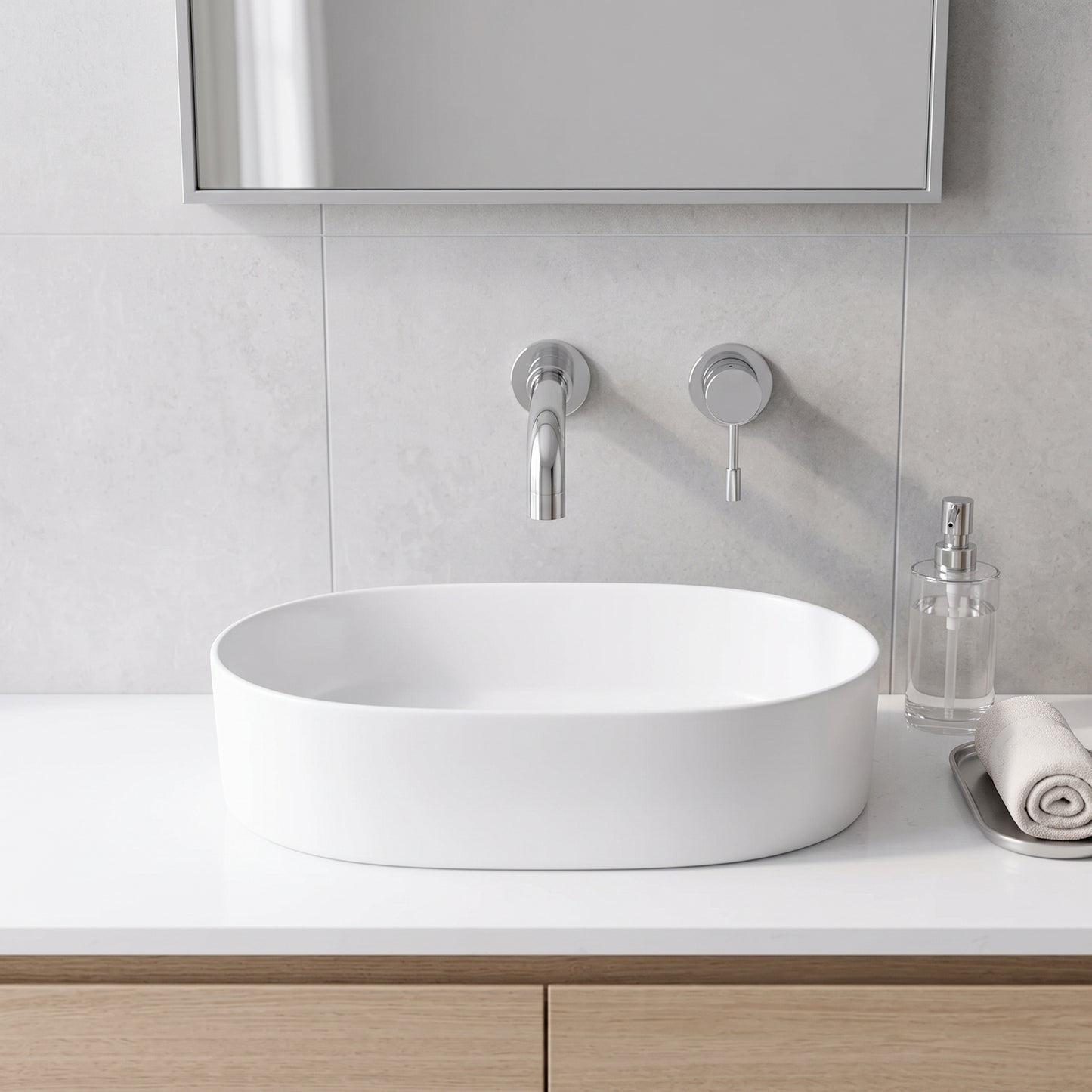 Fairford Nuro Wall Mounted Basin Mixer