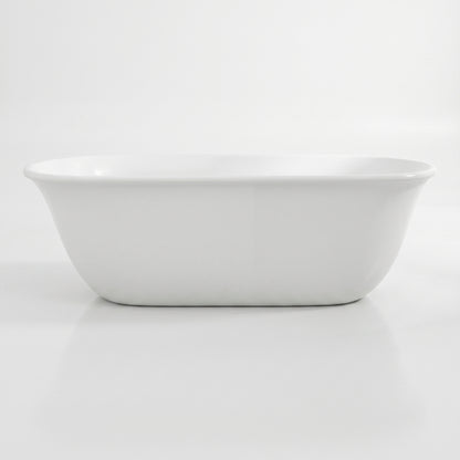Fairford Omnia 1680 x 750 x 570mm Matt Solid Surface Freestanding Bath