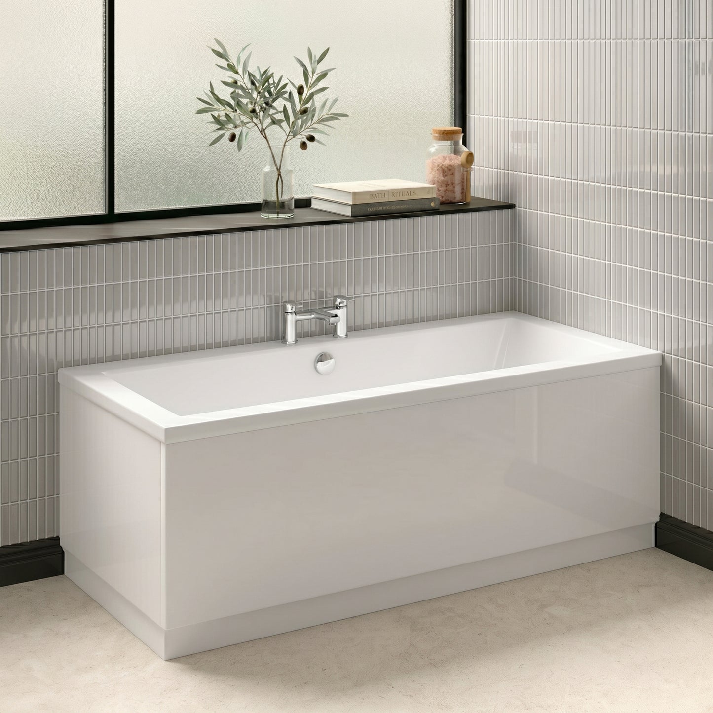 Fairford Onero Pro Reinforced 1700 x 700mm Double Ended Straight Bath