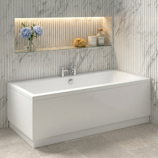 Fairford Onero Pro Reinforced 1800 x 800mm Double Ended Straight Bath