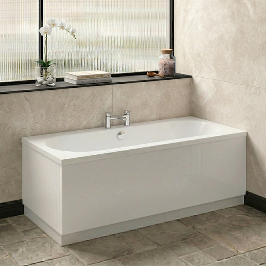 Fairford Ordo 1700 x 700mm Double Ended Straight Bath, 0TH