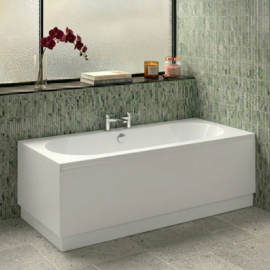 Fairford Ordo 1700 x 750mm Double Ended Straight Bath, 0TH