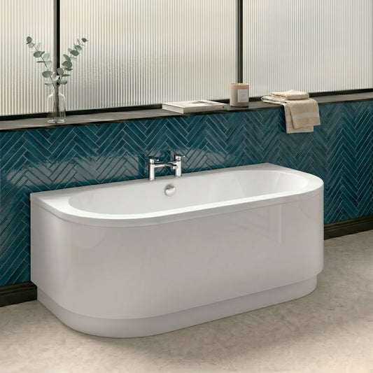 Fairford Ordo Back To Wall Bath with Panel