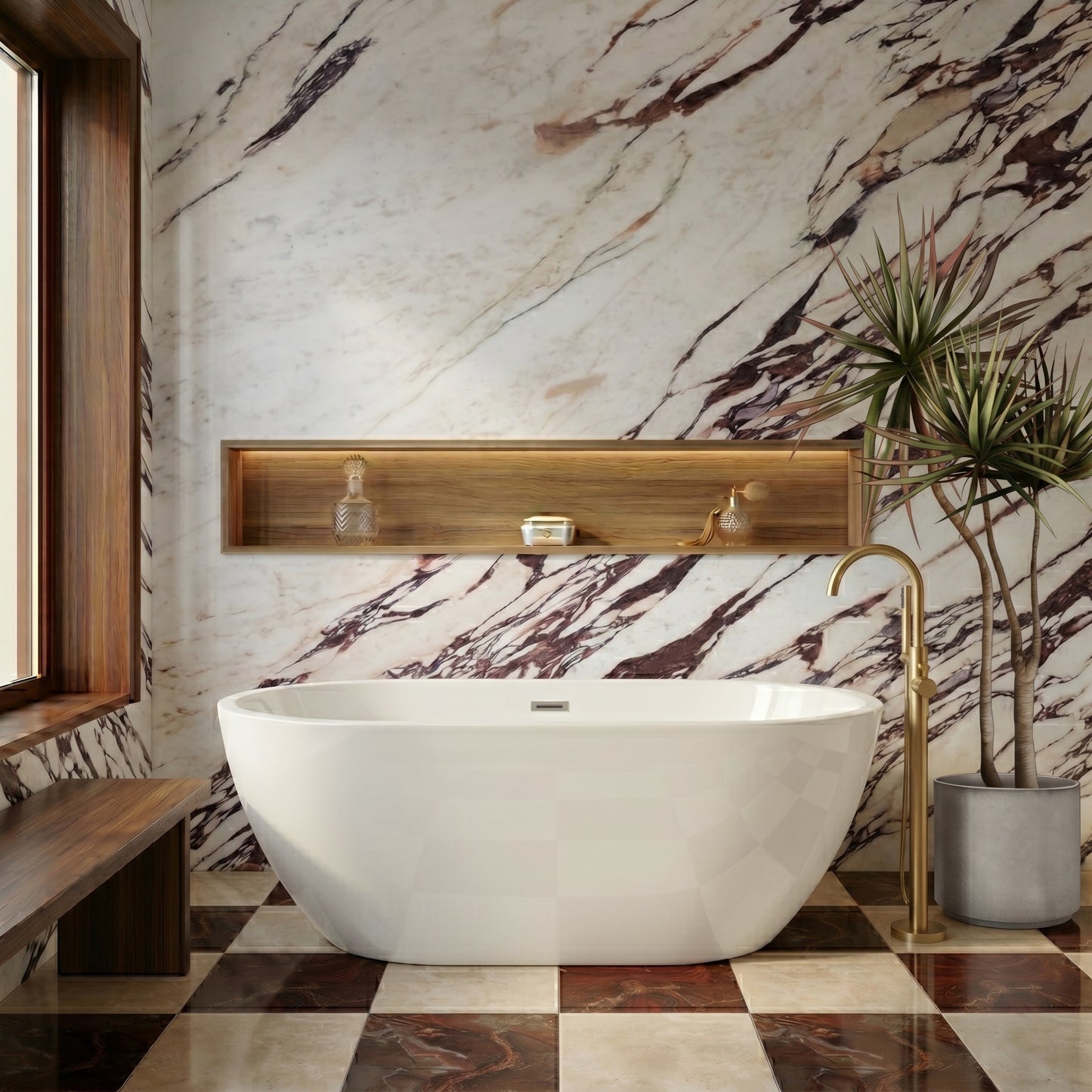 Fairford Palermo 1500 x 780 x 590mm Freestanding Bath
