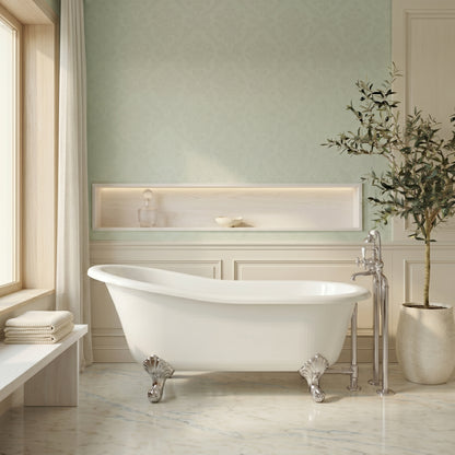 Fairford Portchester 1500mm Freestanding Baths - Various Feet Options-Corbel Feet
