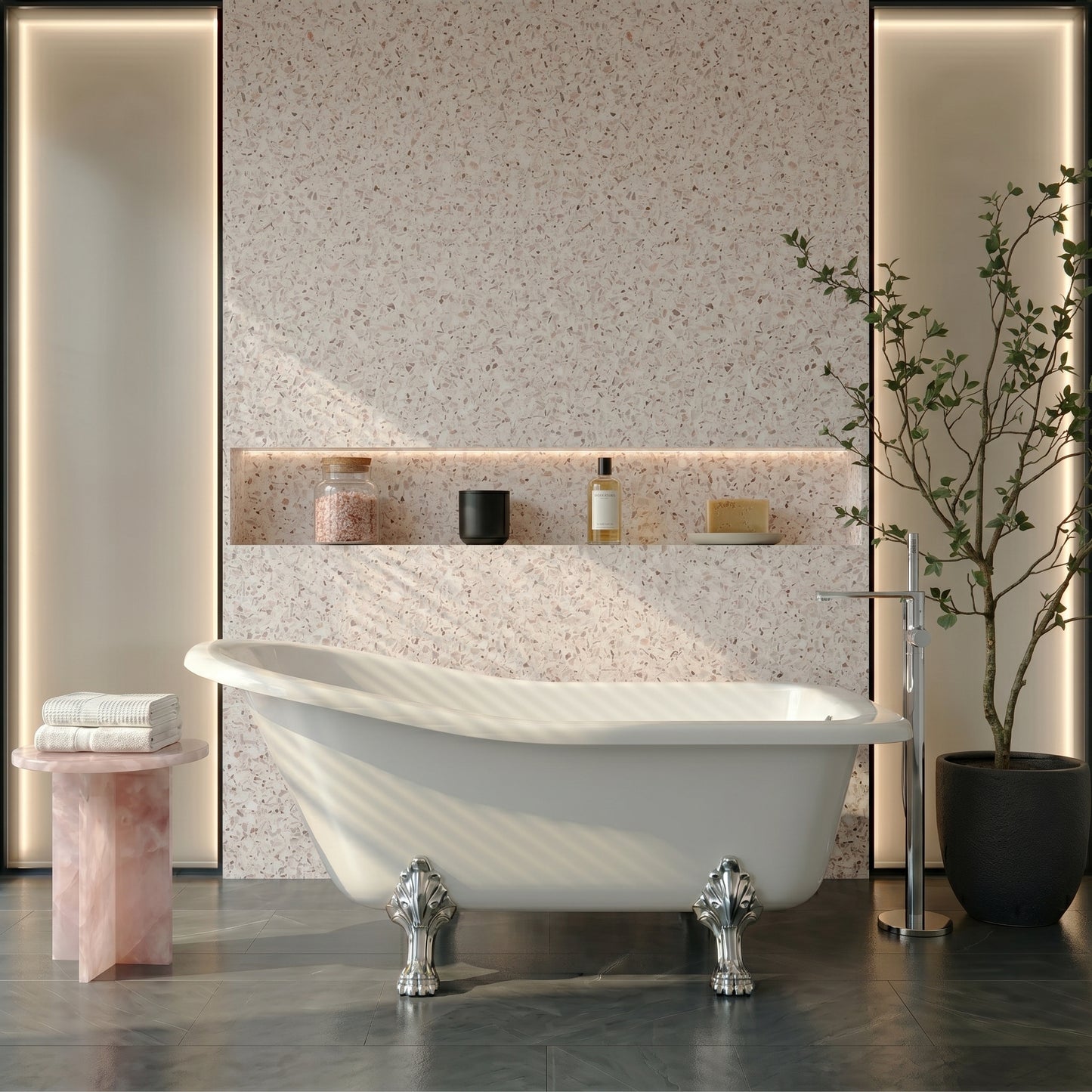 Fairford Portchester 1700mm Freestanding Baths - Various Feet Options-Pride Feet
