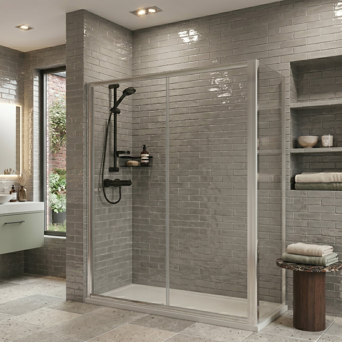 Fairford Pro 6mm, 700mm Shower Enclosure Side Panel