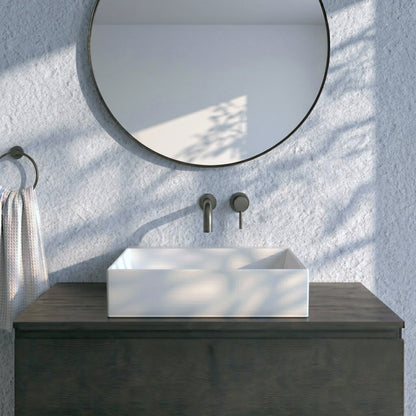 Fairford Rectangular Matt White Vessel 460 x 280 x 125mm 0TH