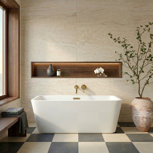 Fairford Reggio 1500 x 710 x 590mm Left Hand Corner Bath